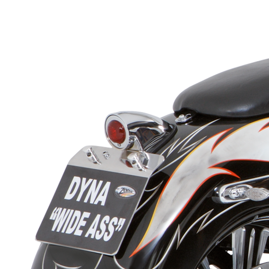 Sparto Taillight, Chrome  w/E-approval