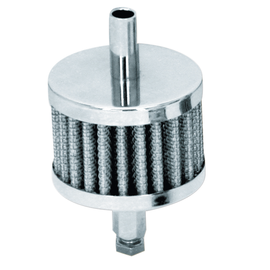 GZP Chr crankcase breather 3/8" w stud+b