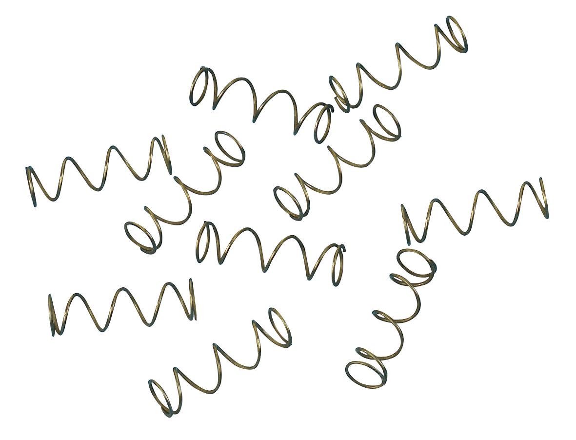 Spring crankcase oil screen, each