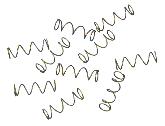 Spring crankcase oil screen, each