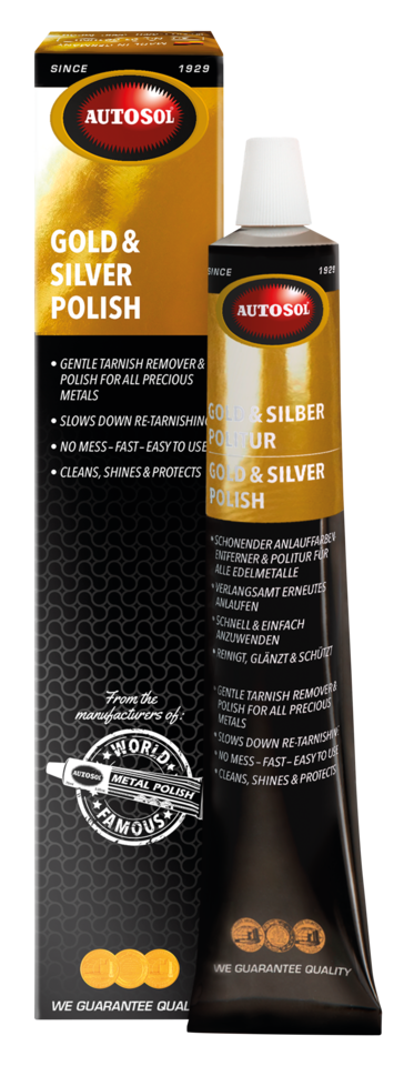 Autosol Gold & Silver Polish 75ml EACH
