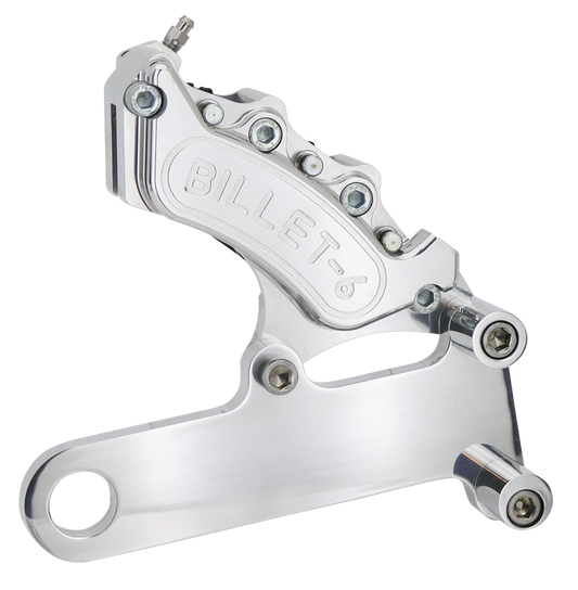 Billet 6 caliper+bracket set FLH/T 84-99
