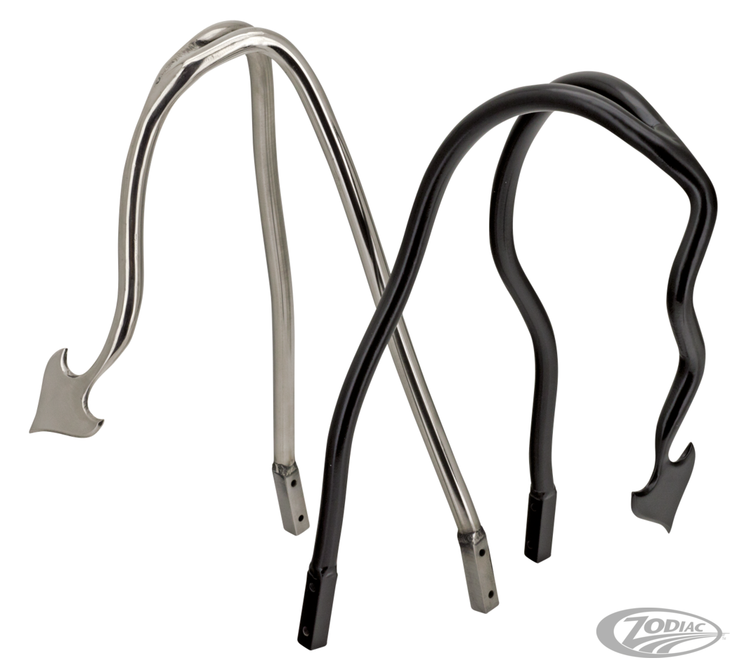 Sissy bar 14" devil tail Polished 7,5"