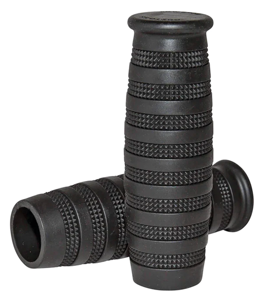 Lowbrow Knurled Grips 7/8" Black
