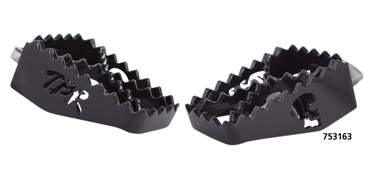 2Bros FXD/XL MX Footpeg SS Black