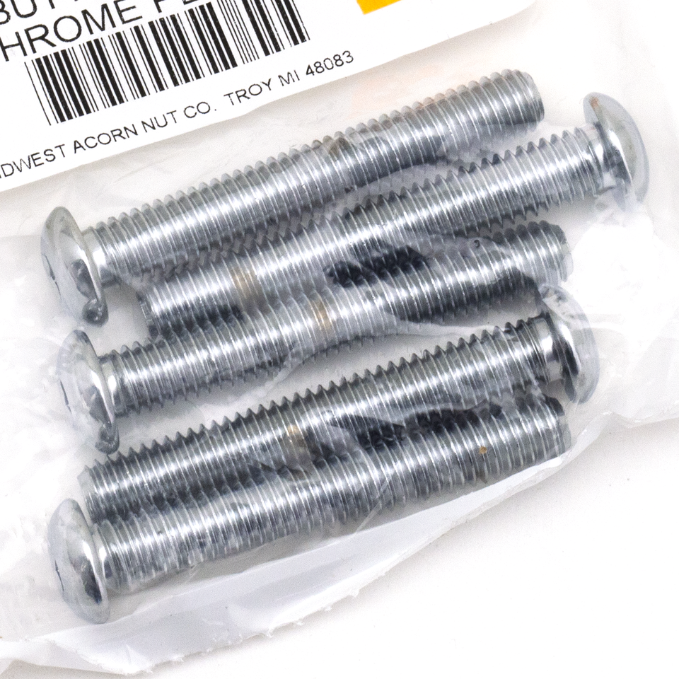 5pck Button head screws 3/8-16x2 1/2"