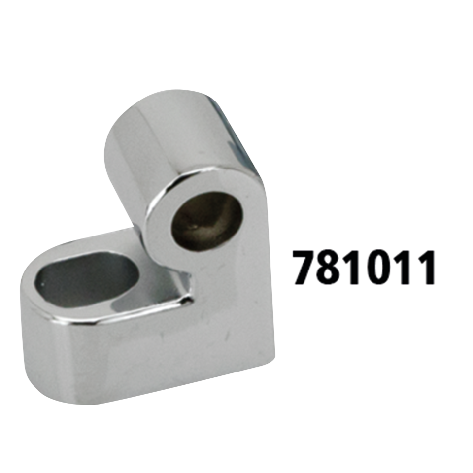 Chrome headlamp mount block FXSTS88-92