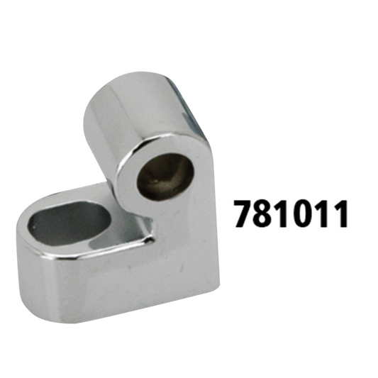 Chrome headlamp mount block FXSTS88-92