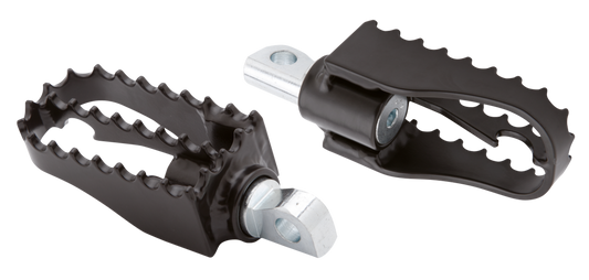 Burly MX Style Mini Foot Pegs Black
