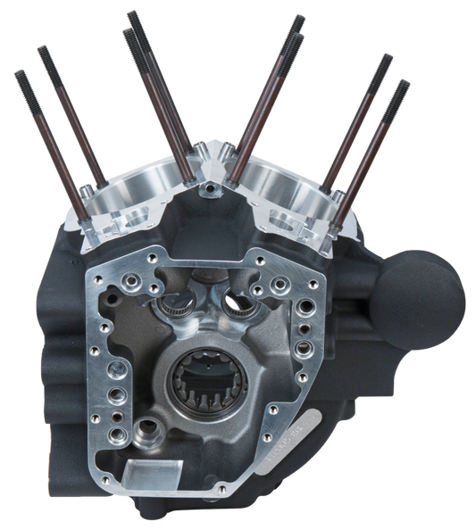 S&S Crankcase assy stock blck FXD06-17