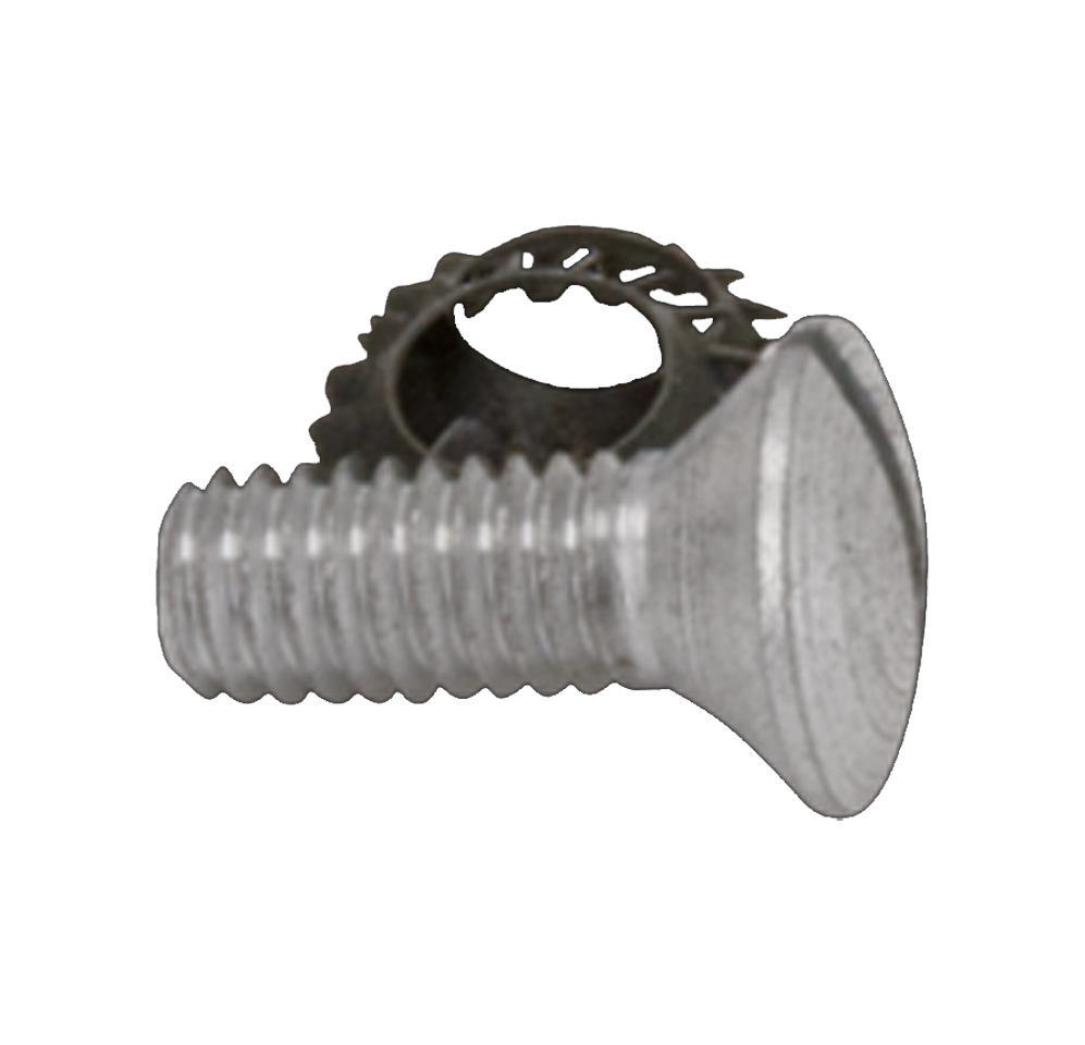 Flat head screw w/washer generator strap