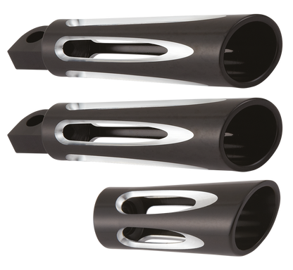 DEEP CUT FOOTPEGS, BLACK
