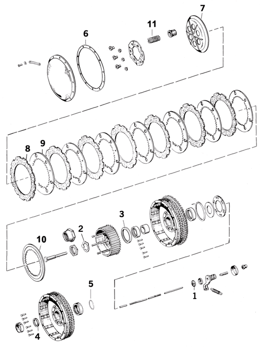 5pck Oil seal clutch hub late