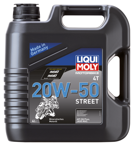 4l Motorbike Oil 4T 20W-50 Street