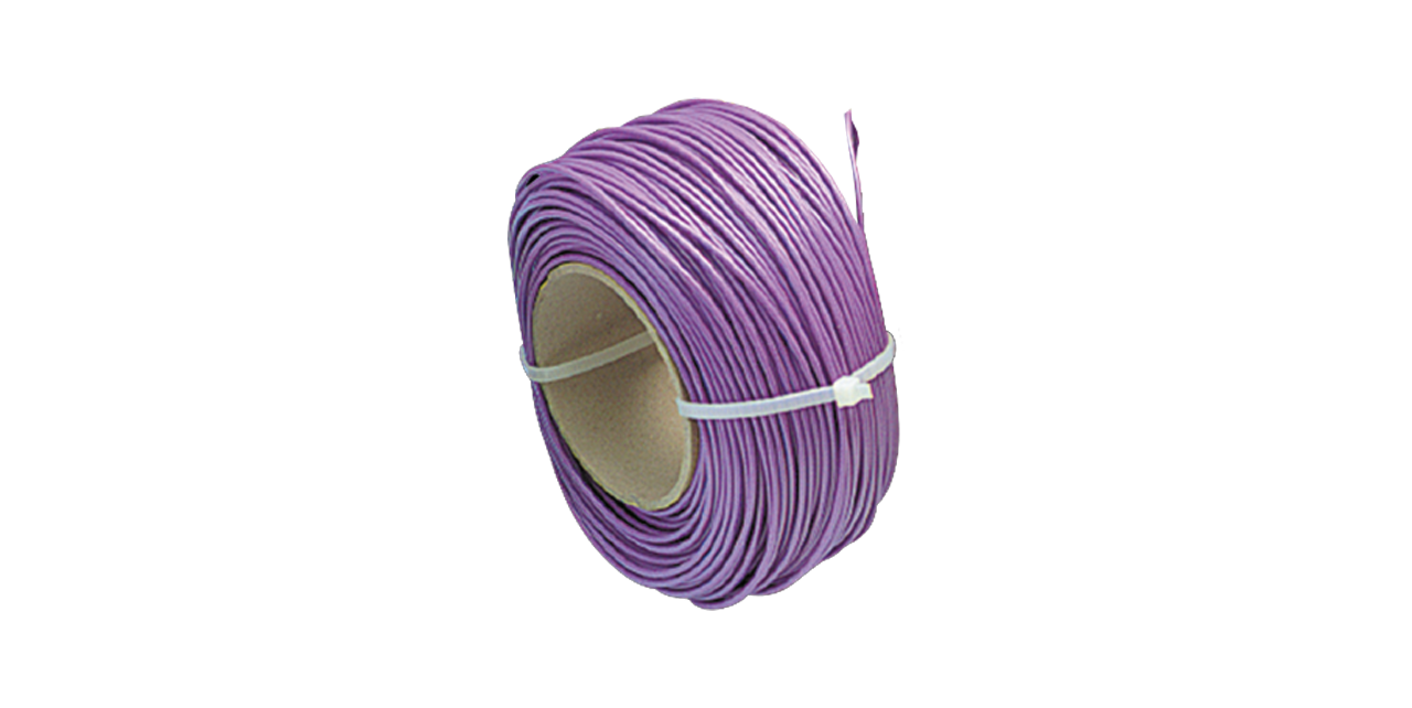 Cable violet 0.75 Spool length 10 meter
