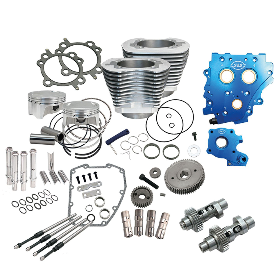 S&S 110CI Powerpack silver 585GE TC07-17