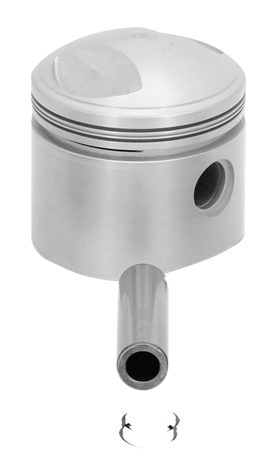 GZP Piston, pin & clips BT48-77 +.060"