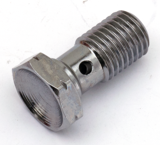 Banjo bolt M10x1.25 chrome