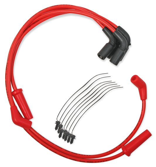 Accel S/S Spiral Core 8mm Red ME17-Up