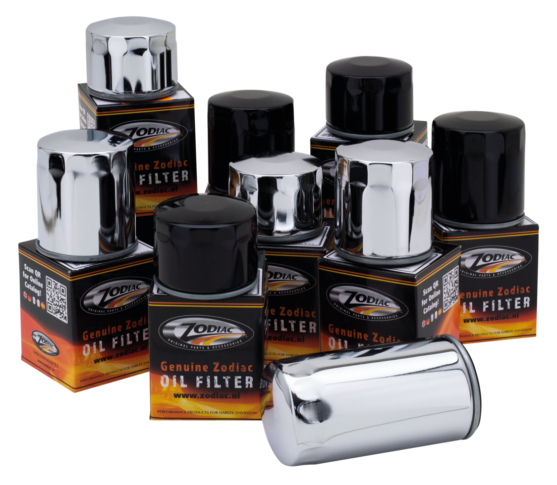 GZP Chrome ME17-up 4" long oil filter