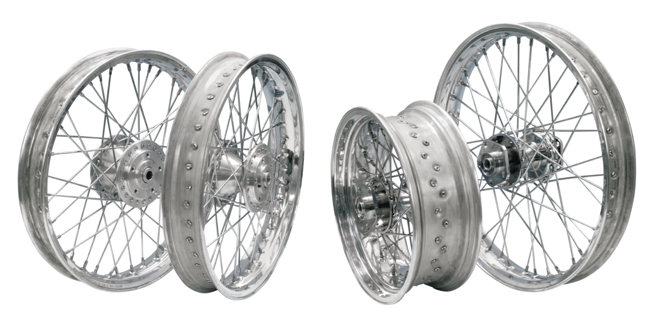 Morad wheel 17x4.25 st.hub chr. spokes