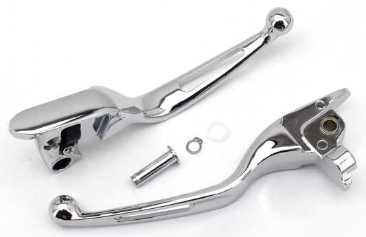 GZP Chr Vortex FLH/T08-16 levers w/cable