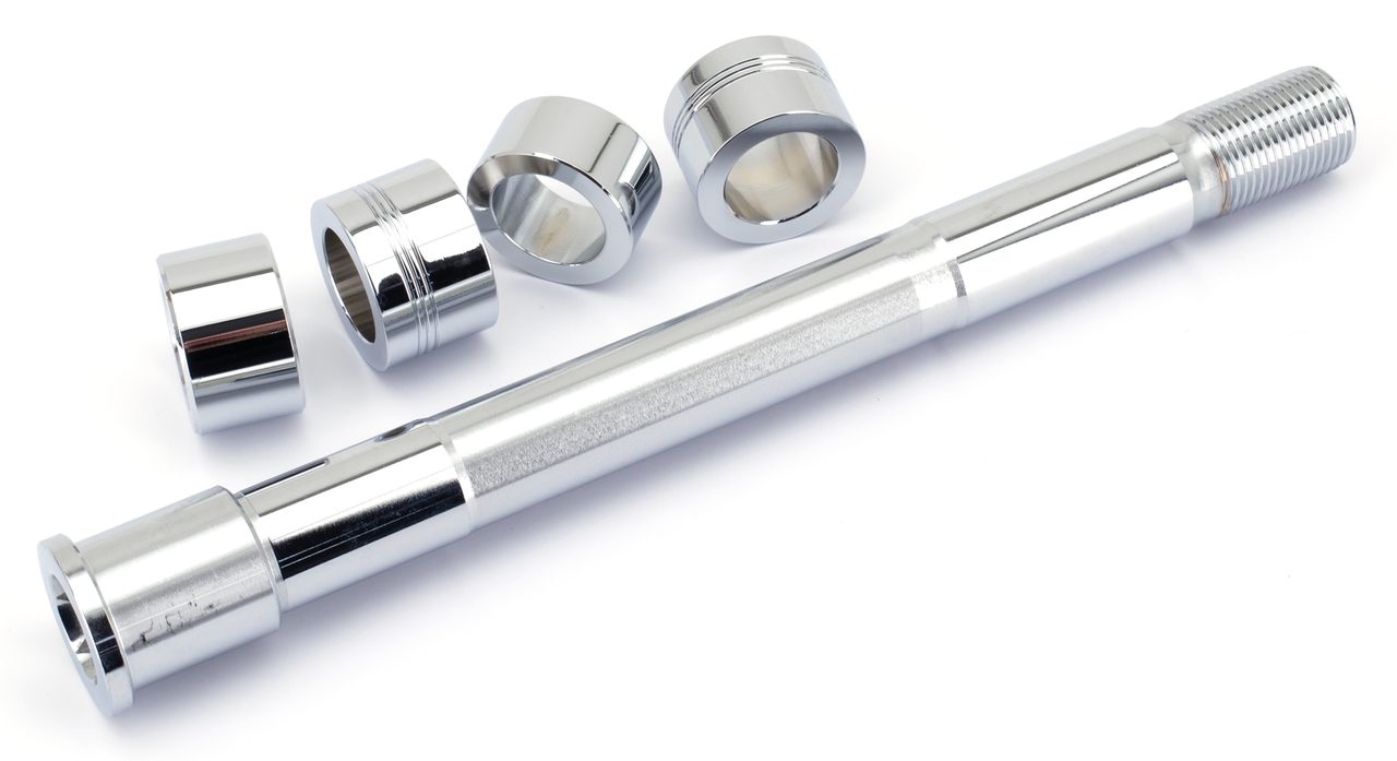 GZP Chr front axle kit ST18-up 9.87" frk