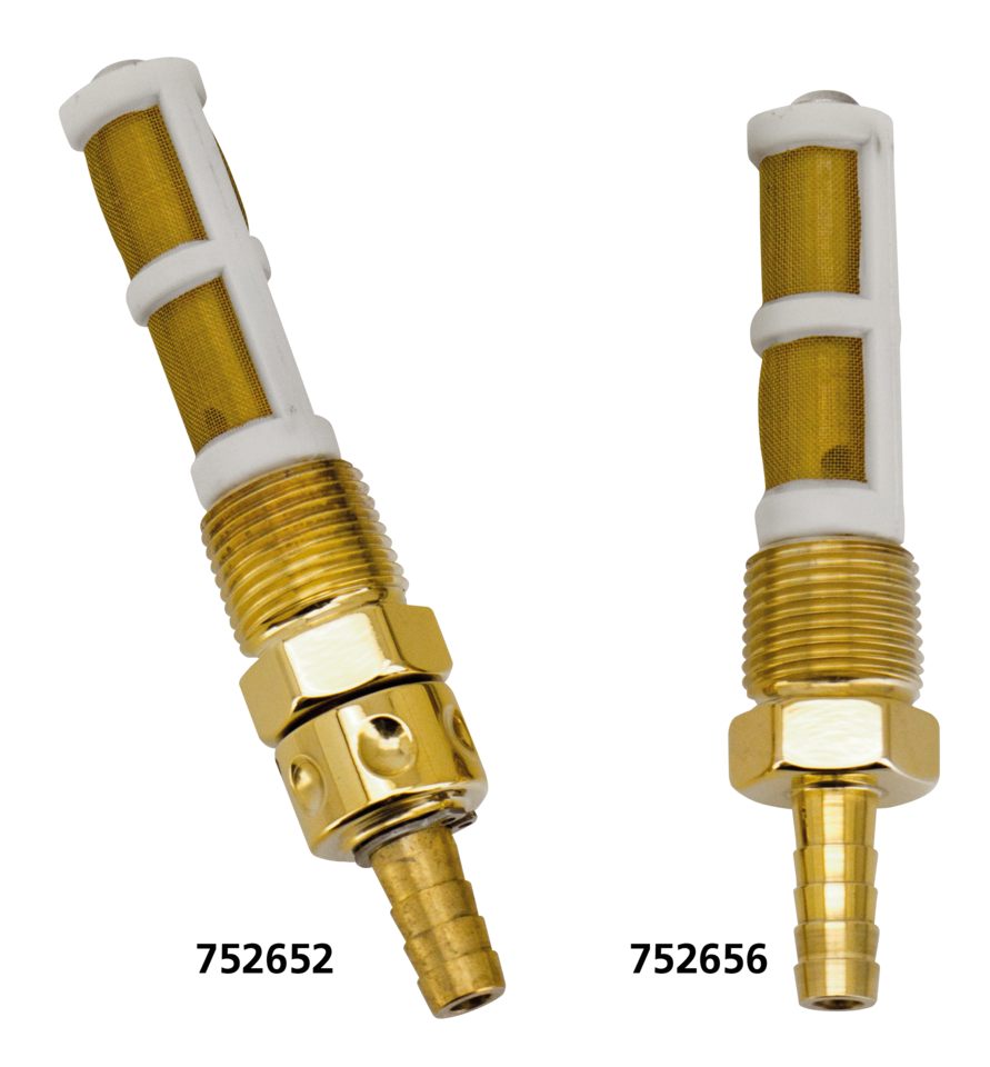 Chromed brass 3/8"NPT fuel line adapter