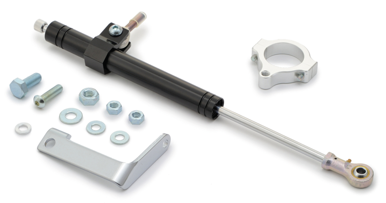 Steering Damper Kit Black FXD91-05 39mm