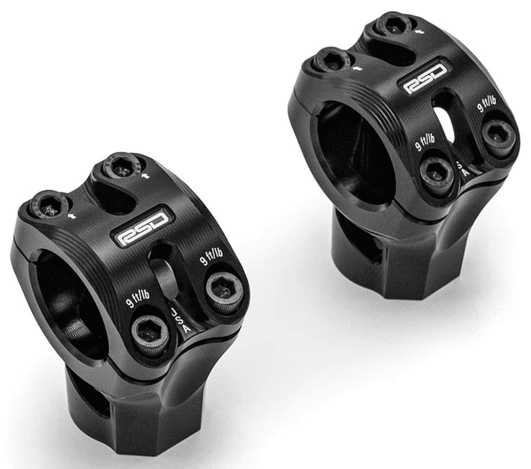 RSD Sector Risers 2" Two-Piece Black