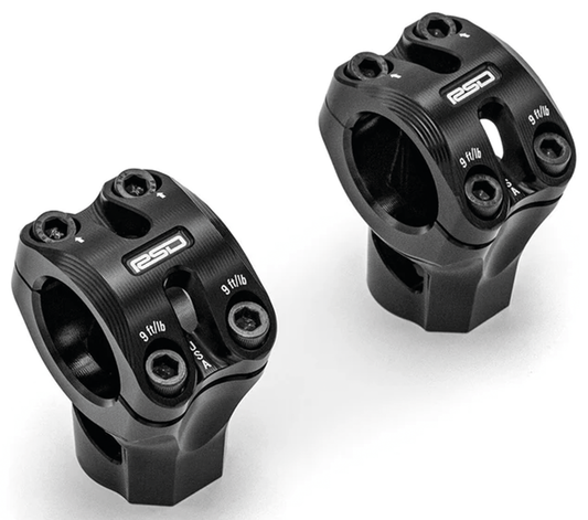 RSD Sector Risers 2" Two-Piece Black