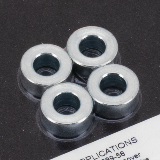 Zinc spacers, .3125"x.625"x.2813", set/4