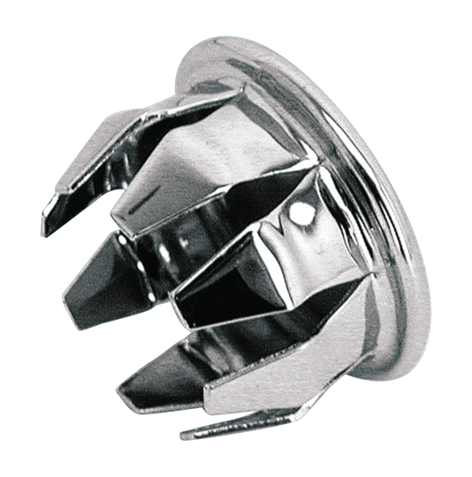 GZP 10pck bar end plug 15/16" chrome