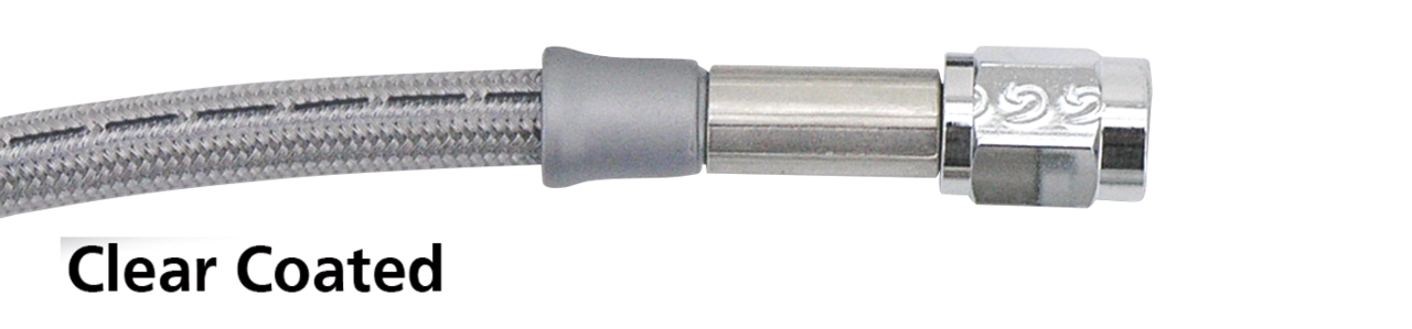 Clearcoated brake line 19" TUV