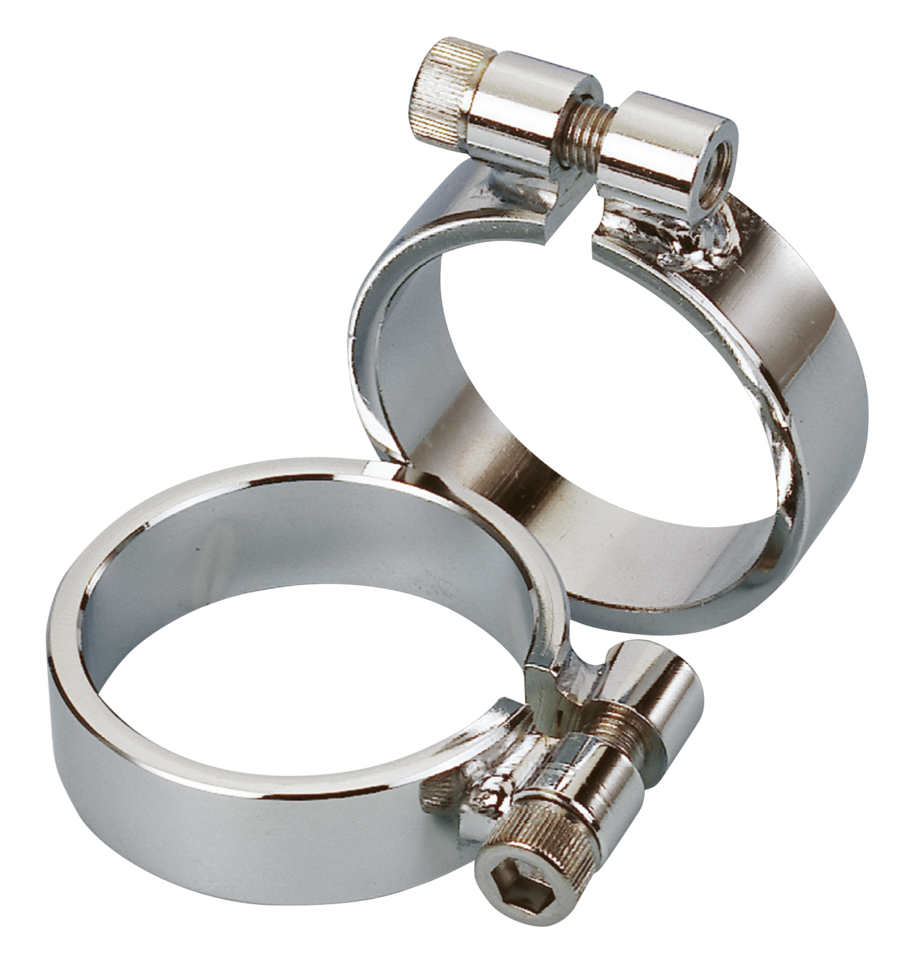 GZP Exhaust clamps chrome XL57-85