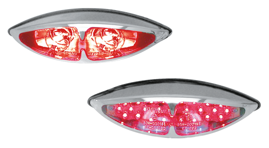GZP Sky Hawk taillight 2 bulbs red lens