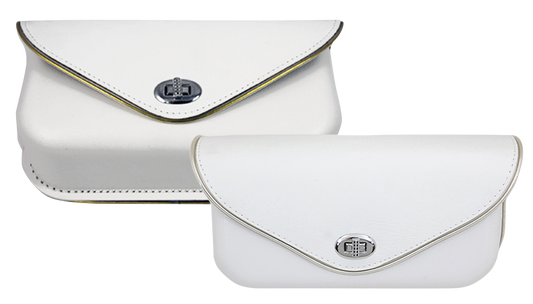 Windshield Pouch White/Silv Trim FL60-84