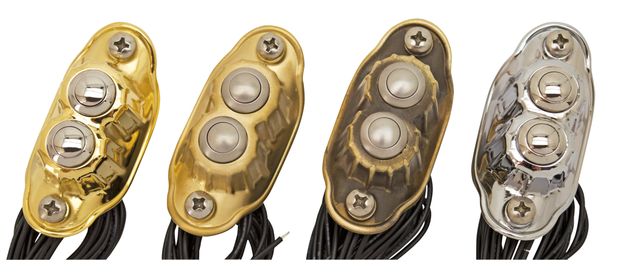 K-Tech Deluxe 2 button switch chrome