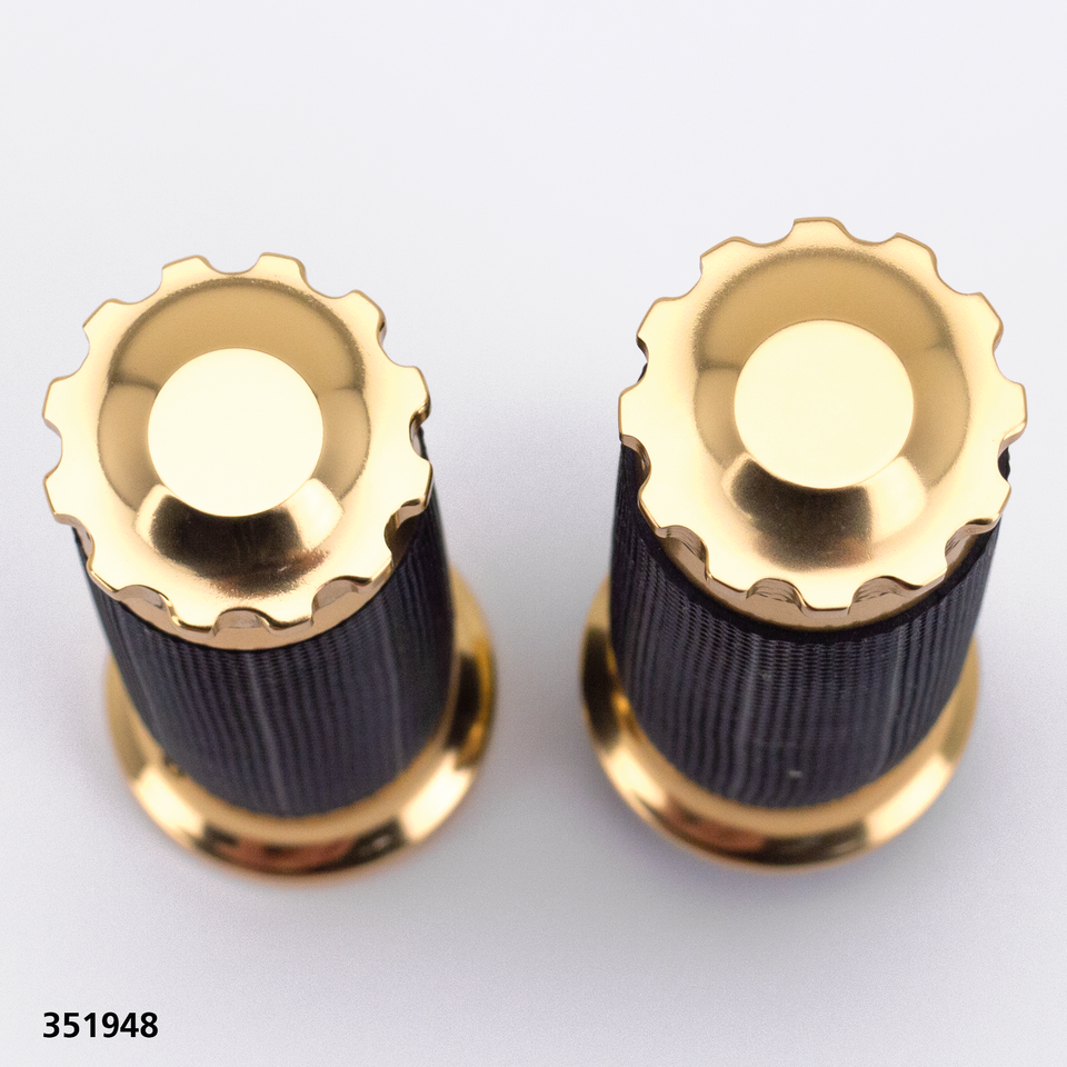 GZP Bronzed Turbo TBW gripset black rubb