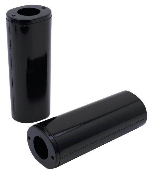 GZP Black Slider covers (pair) +2"