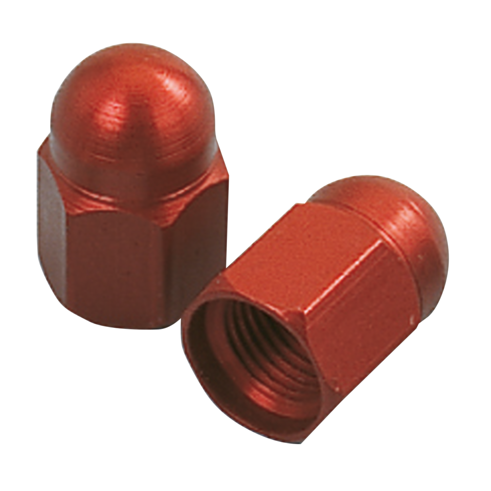 ANODIZED VALVE CAPS RED
