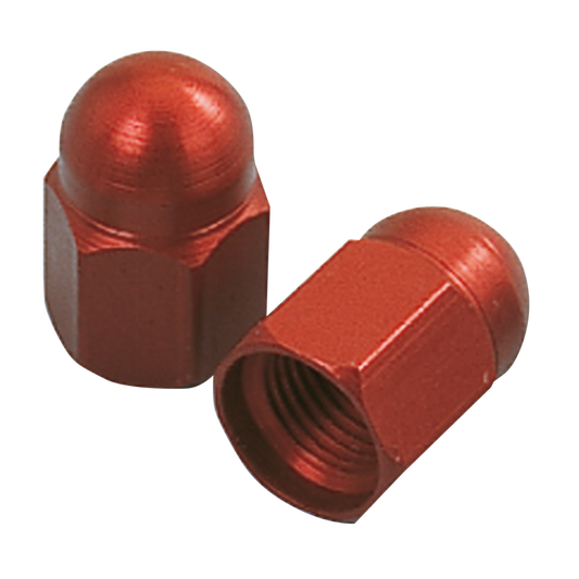 ANODIZED VALVE CAPS RED