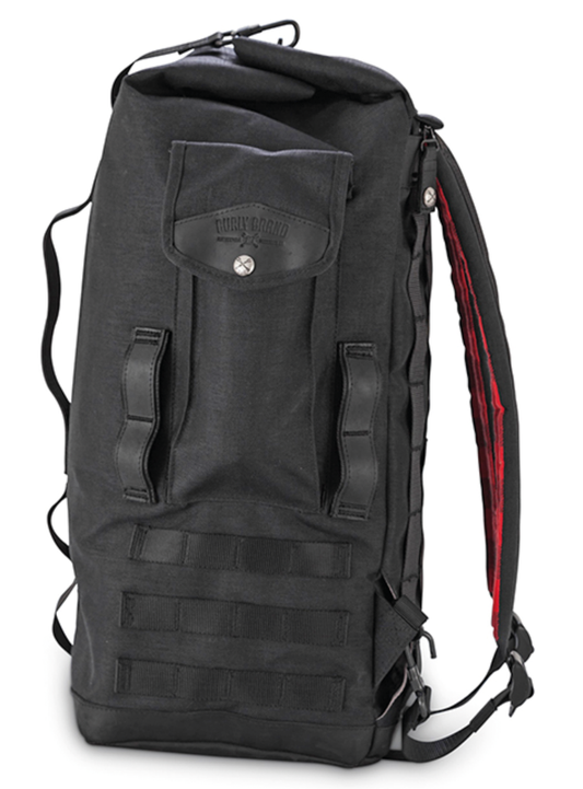 Burly Voyager Sissy Bar Bag Black