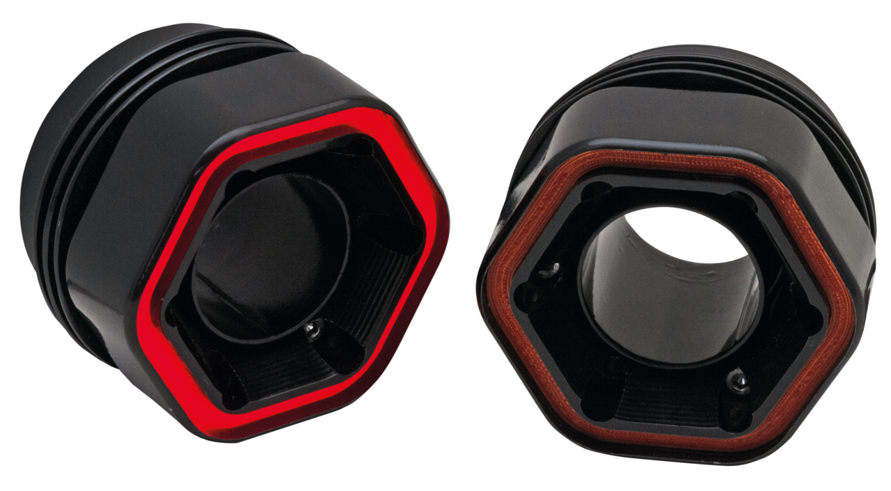 MCJ End Caps Lighted 90mm