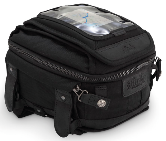 Burly Voyager Tank/Tail Bag Black