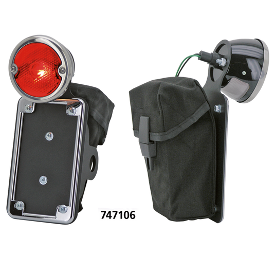 NSC 32 taillight w/vert.lic.mount w/bag