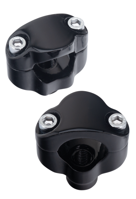 Black 1.5" High risers for 1.25" bars