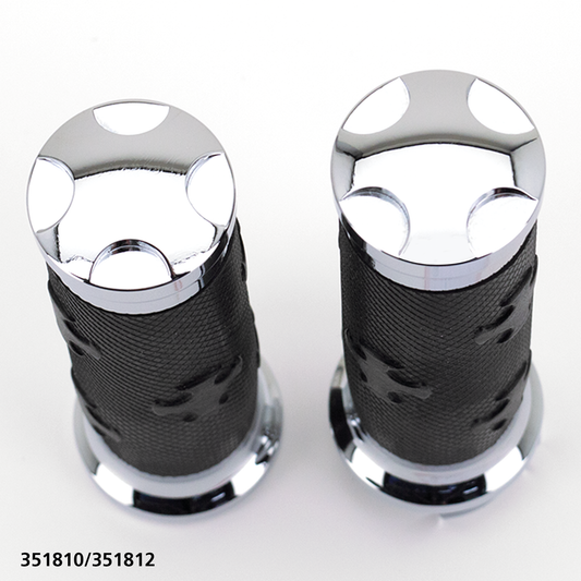 GZP Chrome 4-Cross T-II Grip set