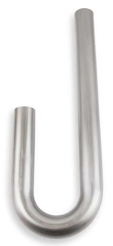 Mandrel J-bend o.d. 1-5/8" R=2 1/2"