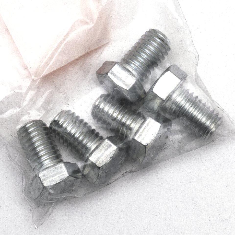 5pck hex bolt 7/16-14x3/4" UNC zinc